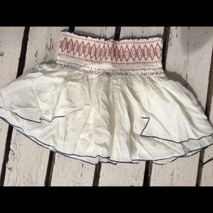 Free people hardly worn mini skirt. Needs a steam